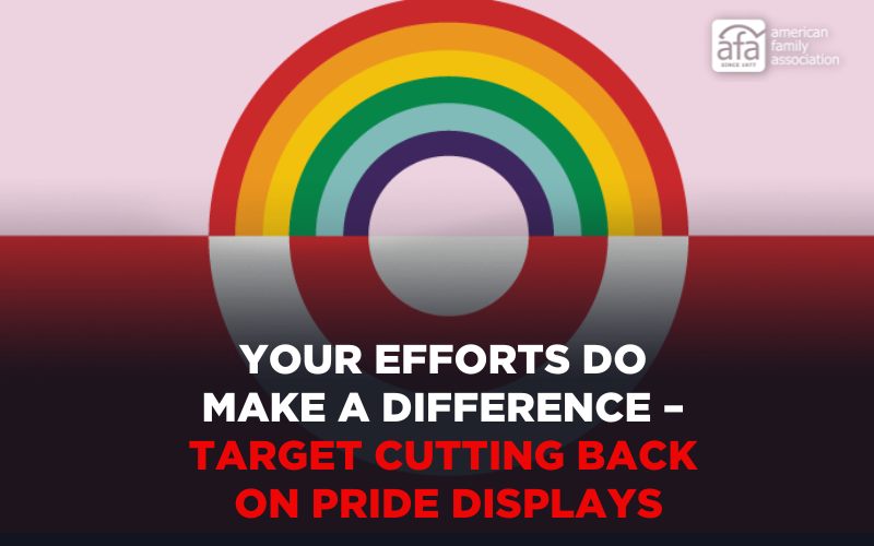 Your efforts DO make a difference – Target cutting back on Pride displays