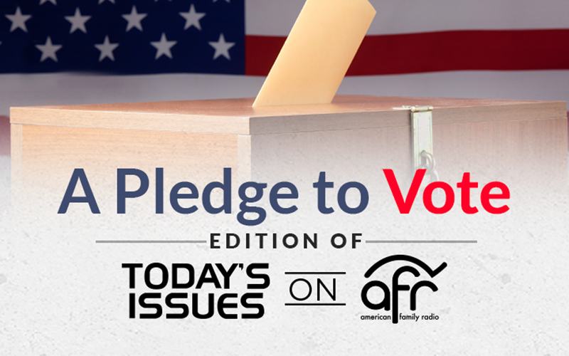 Important 'Pledge to Vote' Simulcast on AFR