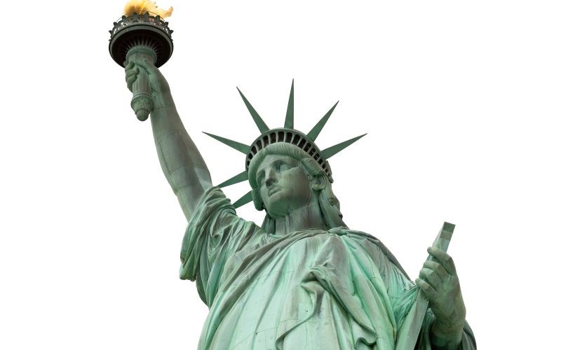 Lady Liberty: Standing Upright or Leaning Left?