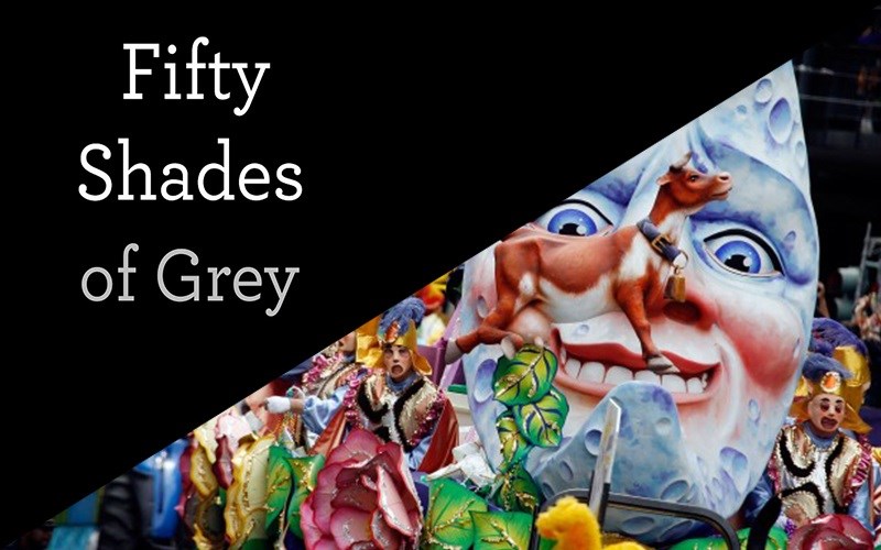 Shades of Grey and Mardi Gras