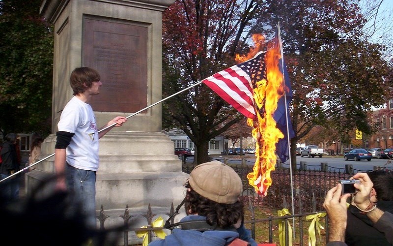 No, Flag-burning Is Not Protected by the Founders' Constitution