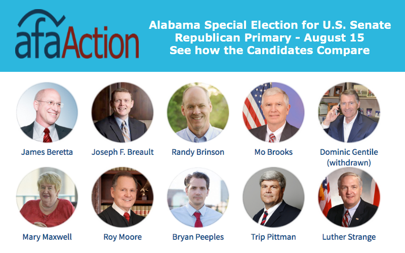 AFA.net - Alabama Voter Guide for Senate Special Election AFA.net - Alabama Voter Guide for Senate Special Election