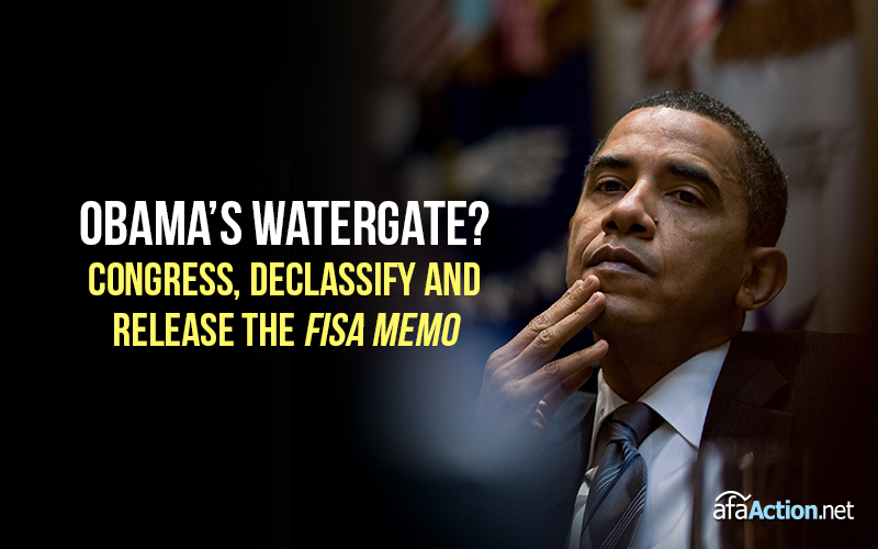 Obama's Watergate? Tell Congress to release the FISA memo