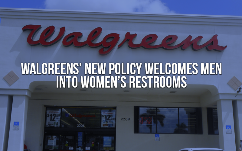 Walgreens' new policy welcomes men into women's restrooms