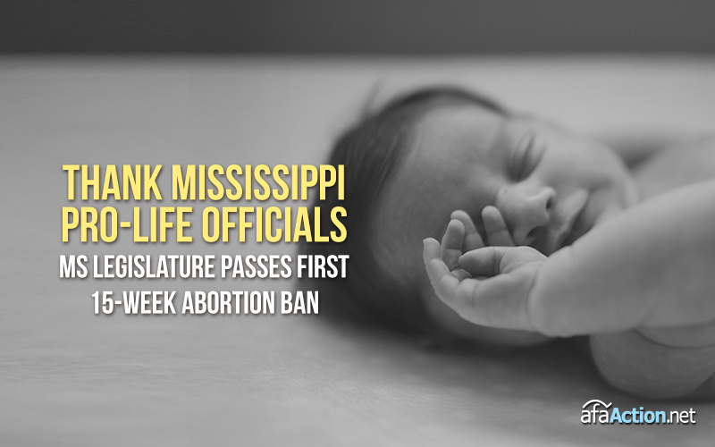 Mississippi makes history passing 15-week abortion ban