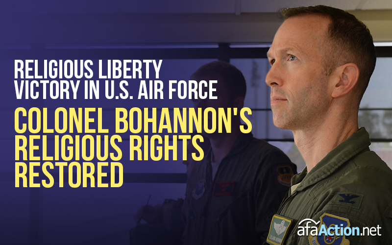 Victory for Religious Liberty in the U.S. Air Force!