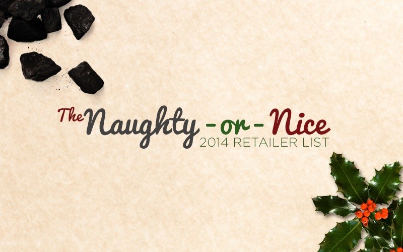 AFA's 2014 Christmas 'Naughty or Nice' Store Listing