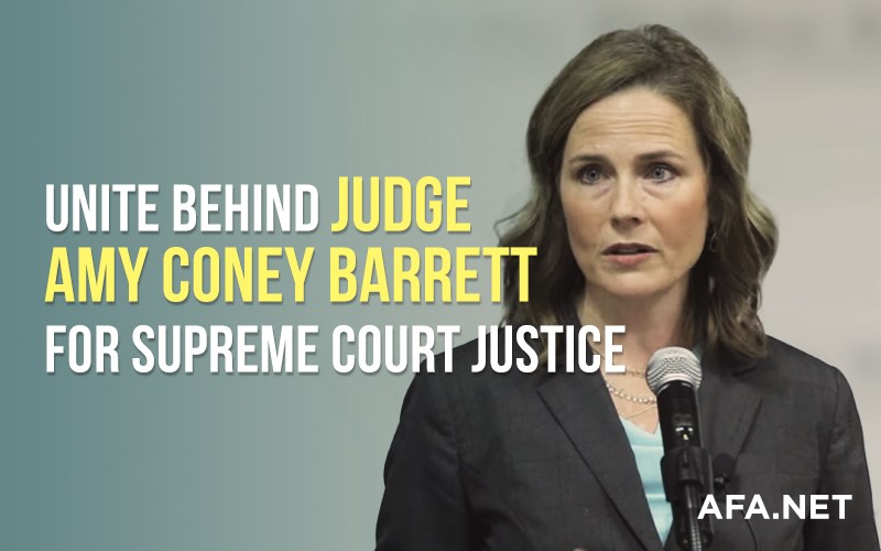 Urge Pres. Trump to nominate Judge Amy C. Barrett for Supreme Court