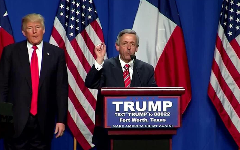 Robert Jeffress' Problematic Support for Trump
