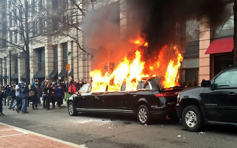 Protesters and Property Rights