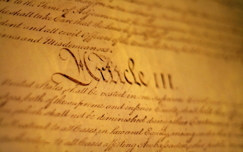 Constitution: Judge Has No Jurisdiction Over Kim Davis