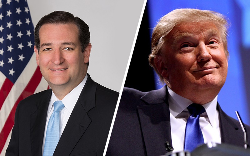 Cruz Up, Trump Down