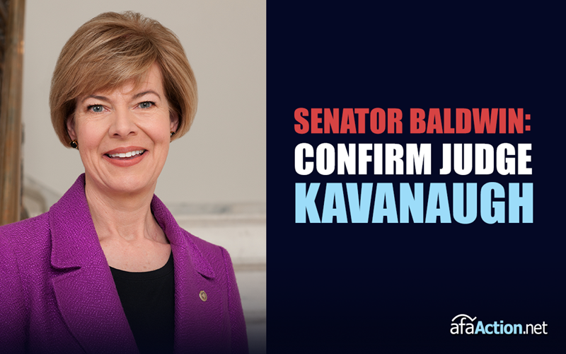 Tell Senator Baldwin to Confirm Kavanaugh