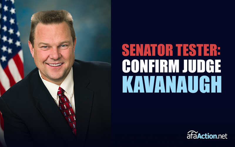 Tell Senator Tester to Confirm Kavanaugh