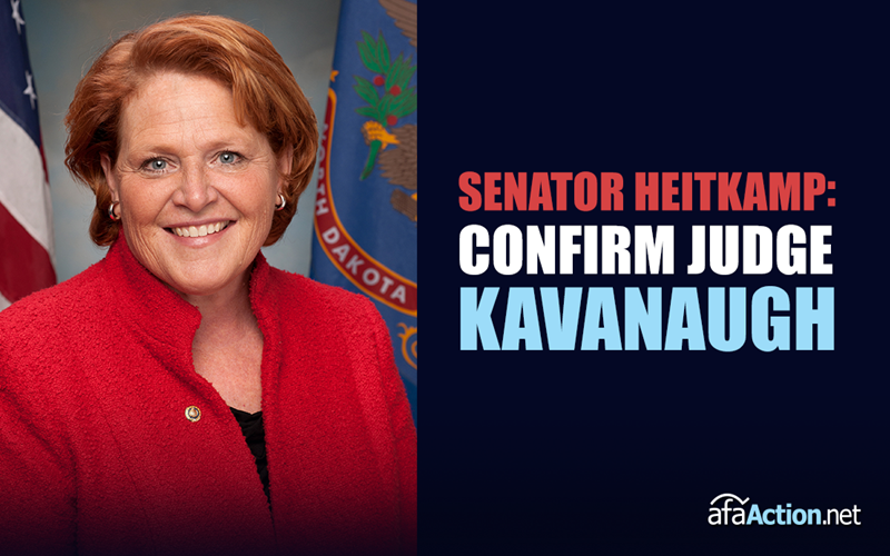 Tell Senator Heitkamp to Confirm Kavanaugh