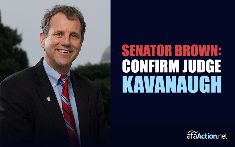 Tell Senator Brown to Confirm Kavanaugh
