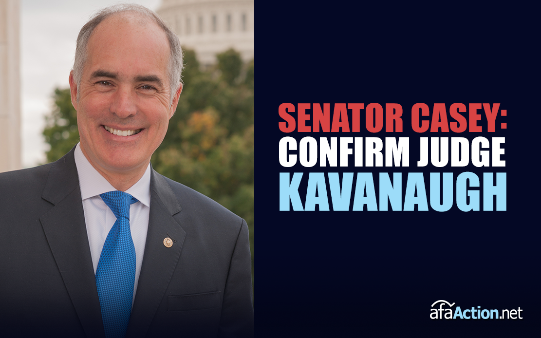 Tell Senator Casey to Confirm Kavanaugh