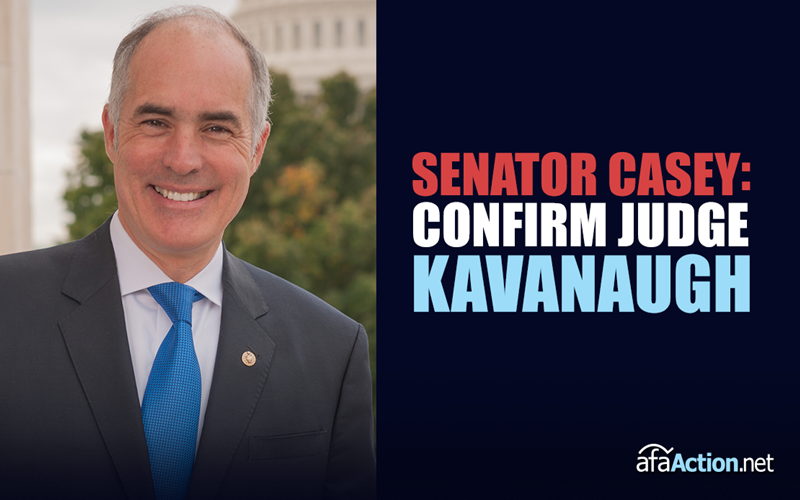 Tell Senator Casey to Confirm Kavanaugh