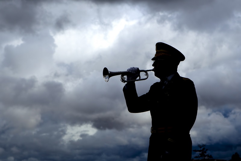 Soldier's Funeral Highlights American Pride Then & Now
