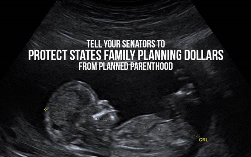 Tell Your Senators to Protect States' Family Planning Dollars from Planned Parenthood