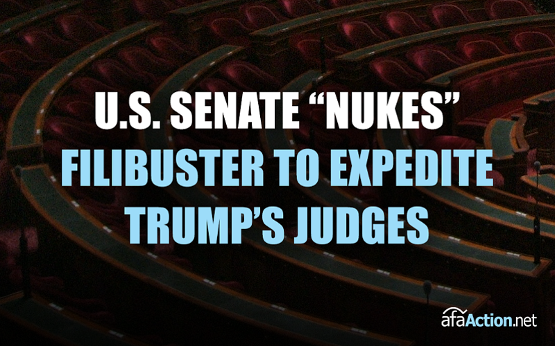 Victory report! More Trump judicial nominees to be confirmed...