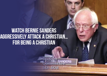 Bernie Sanders Attacks Christian Beliefs