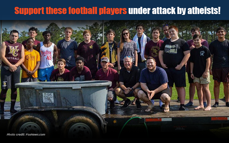 Support High School Football Players under Attack by Atheists