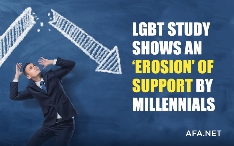 LGBT study shows an 'erosion' of support by millennials