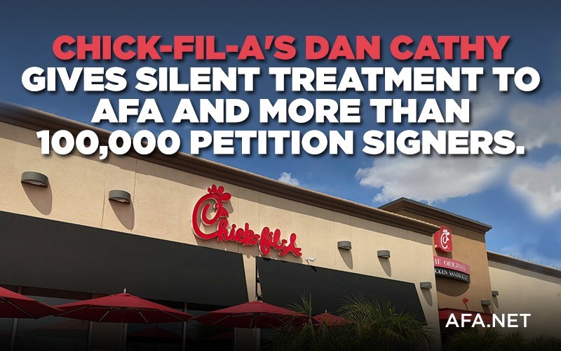 Chick-fil-A ignores letter from AFA