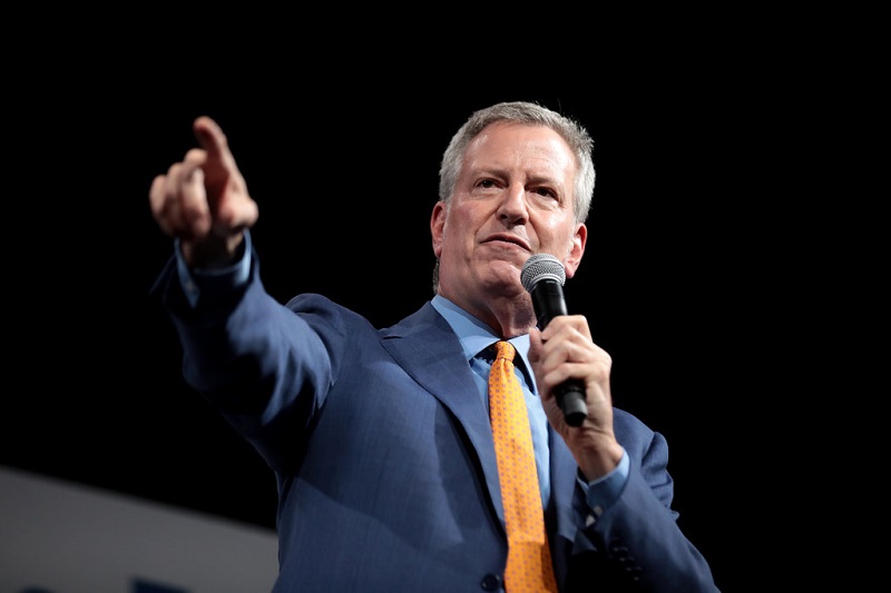 No Mayor de Blasio...