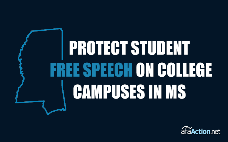 Urge your MS Representative to support campus free speech bill