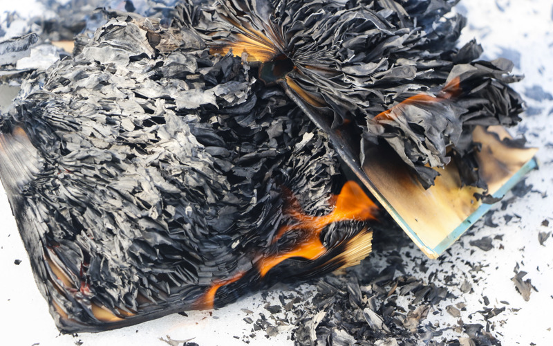 Then They Burned the Bibles