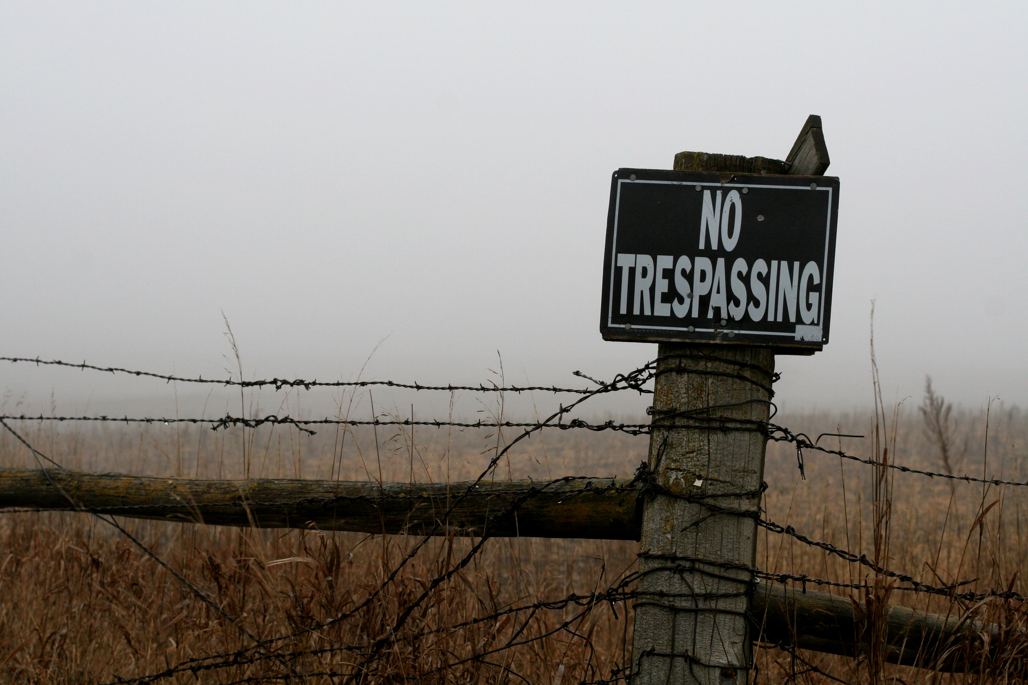 No Trespassing!