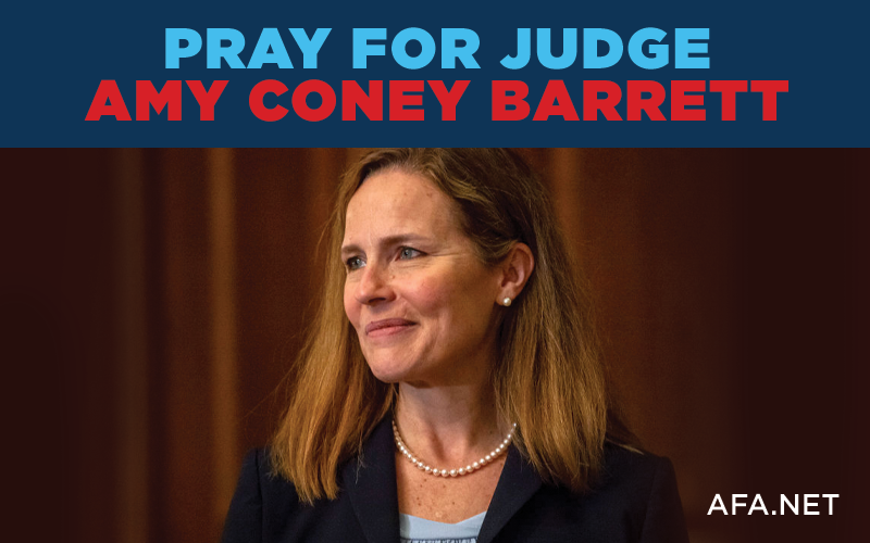 Pray for Judge Amy Coney Barrett