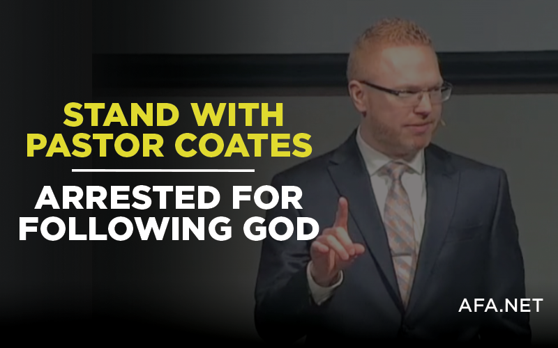 Stand with pastor arrested for following God, rather than man