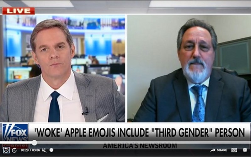 Watch AFA on Fox News responding to Apple's 'pregnant man' emoji