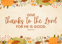 Give Thanks to God