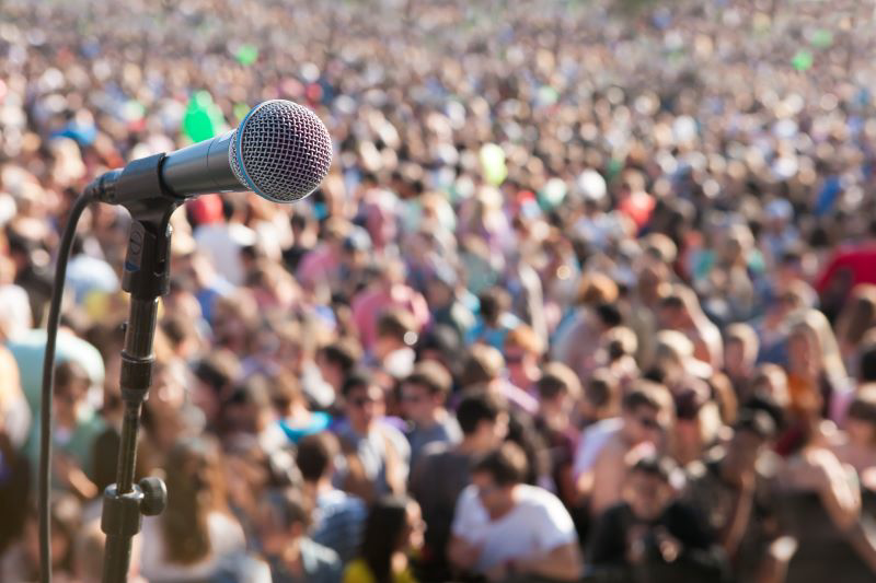 Behind the Microphone