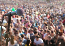 Behind the Microphone
